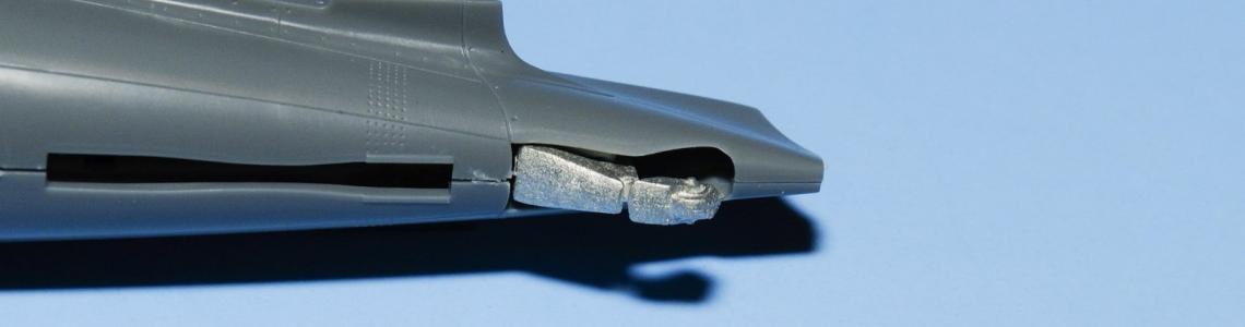 Tail wheel installed SAC 2