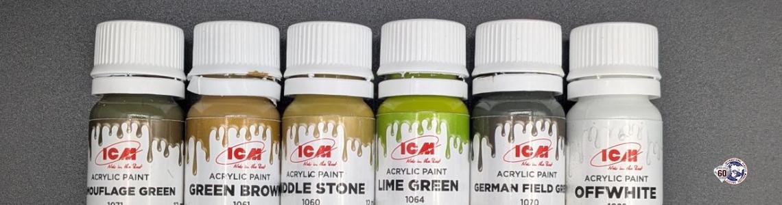 Samples Painted from Above Frnt