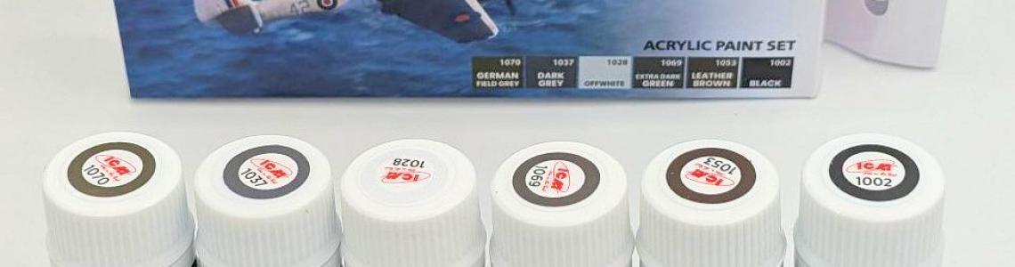 Acrylic Paints with Front