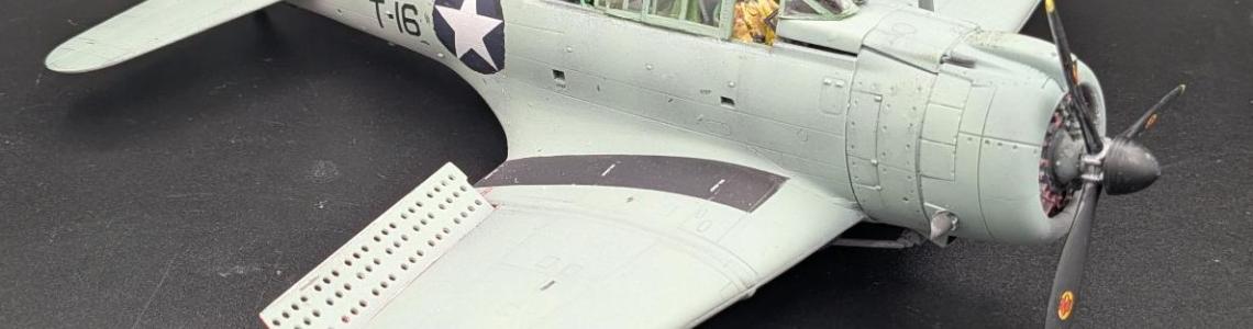 SBD-1 Dauntless Painted with ICM Paints