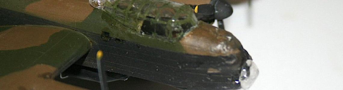 Lancaster nose painted
