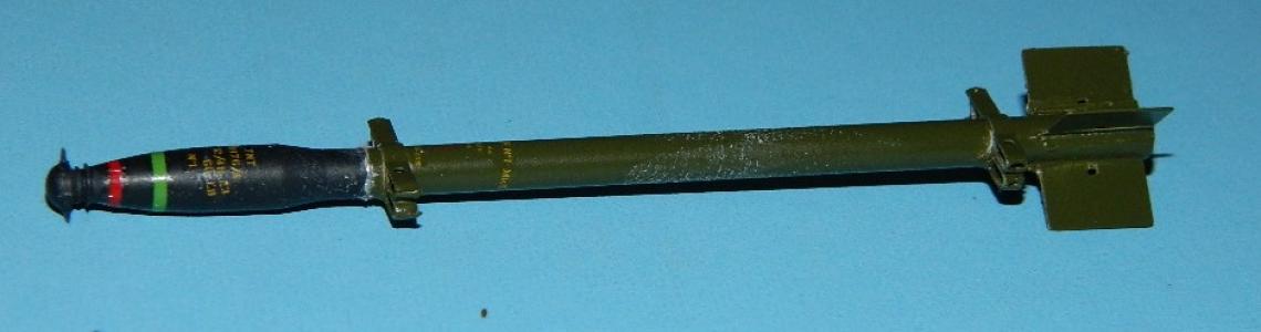 Rocket  with AP Finned Warhead