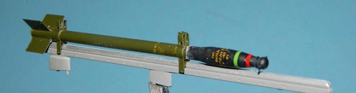 Mk III Shaped Charge Warhead on Typhoon Single Rail