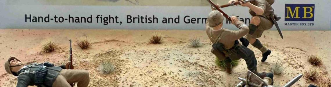 My Afrika Korps squaring off with British Soldiers #1