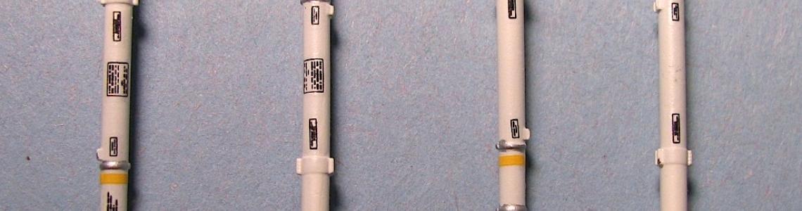 Finished AIM-9D missiles