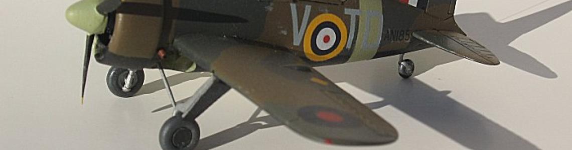 View of completed model from starboard side