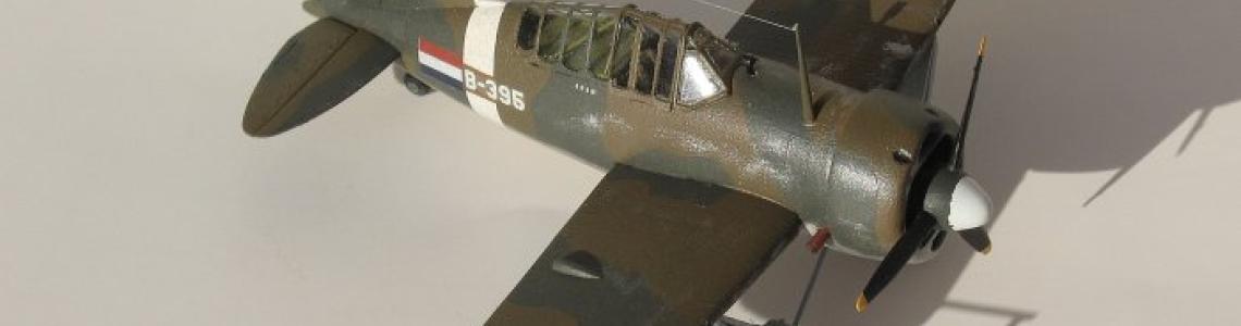 View of completed model from forward starboard side