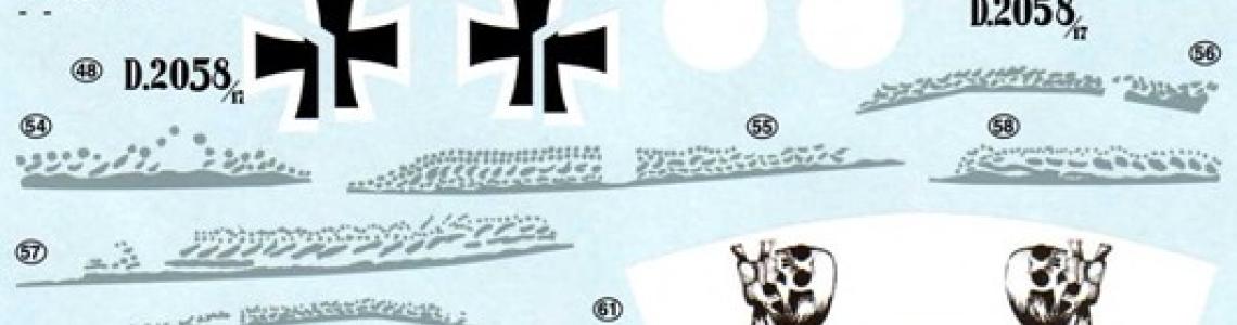 Decal sheet included