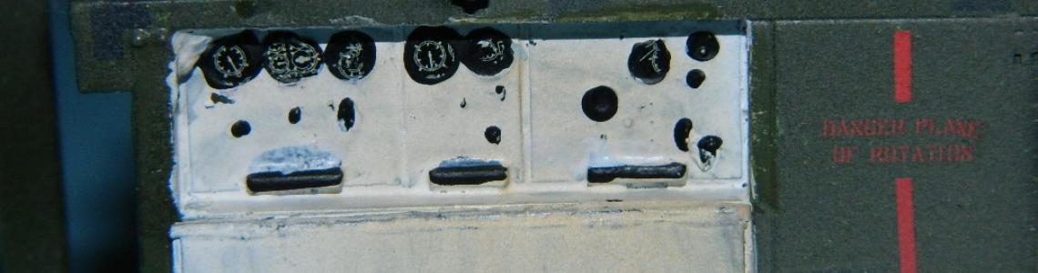 The generator's operator panel