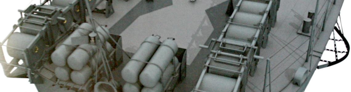 Close-up of Fletcher’s stern – notice that additional 20mm AA guns were not installed yet