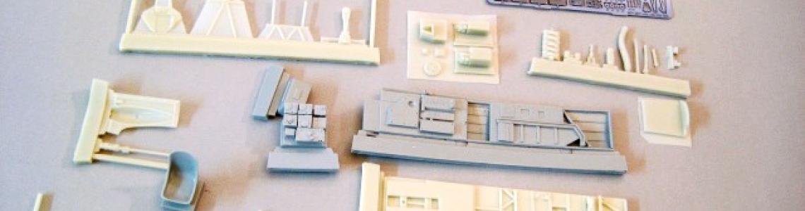 Parts in kitset 4498