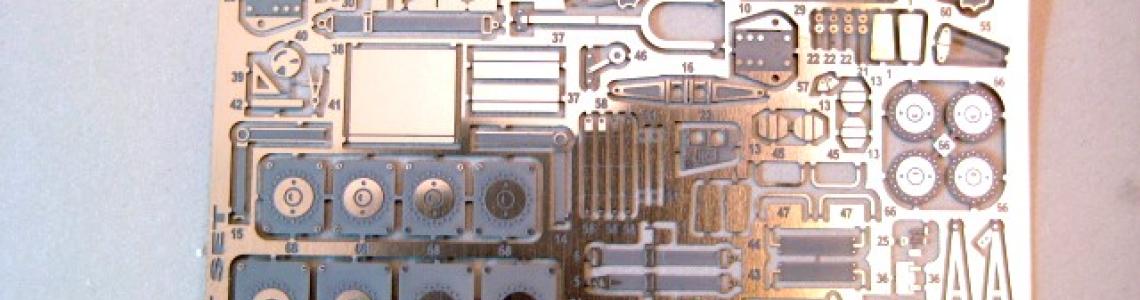 Parts in kitset 4498