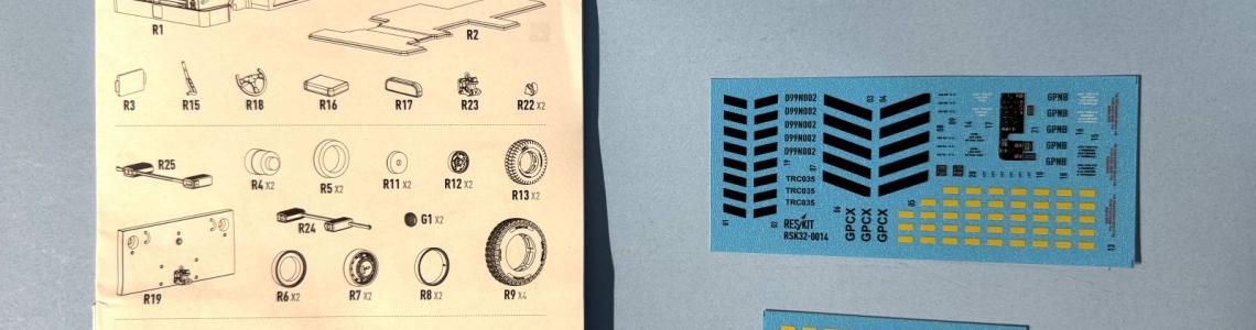 Instructions and Decal Sheets