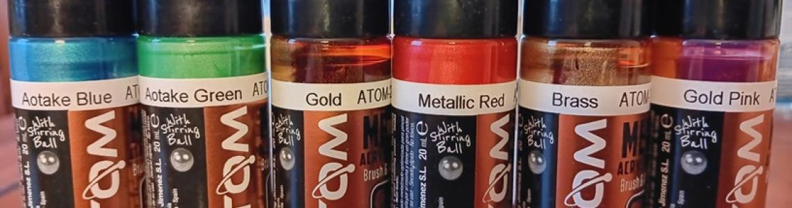 Atom Metallic Colors paint set Colors
