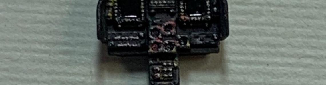 5 painted instrument panel