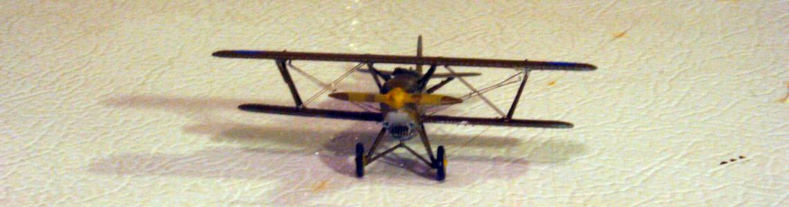 Finished aircraft, front