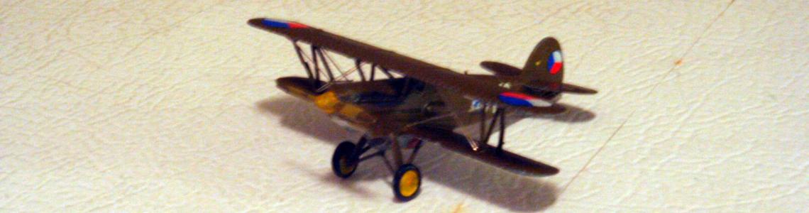 Finished aircraft, left-front