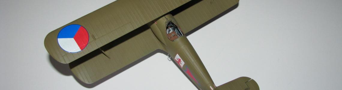 Finished aircraft, left-rear