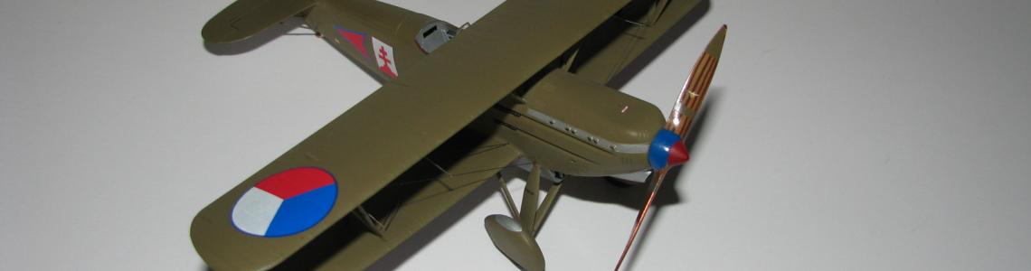 Finished aircraft, right-front