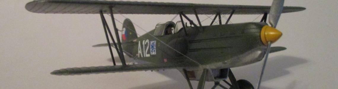 Completed model, front