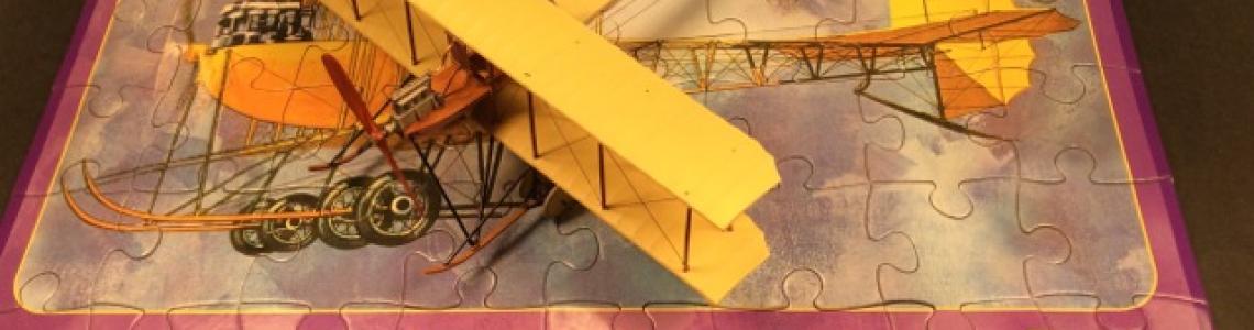 Completed model and puzzle