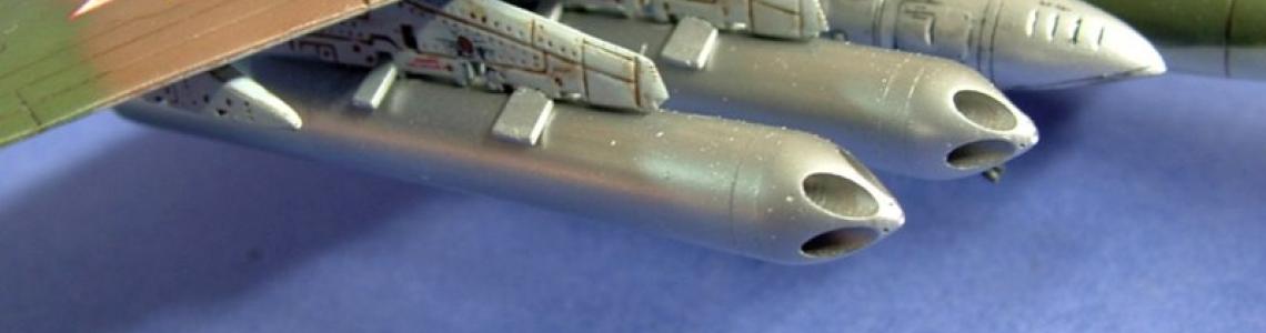 Completed launchers mounted on finished kit