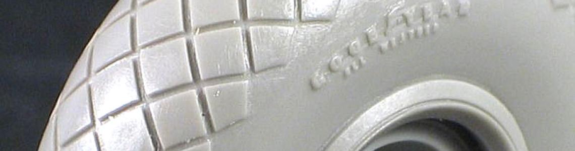 Tread pattern and embossed name