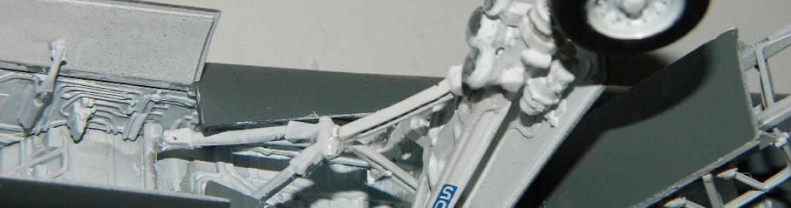 B-1 Gear Nose Gear With BCC Wheels & Tires