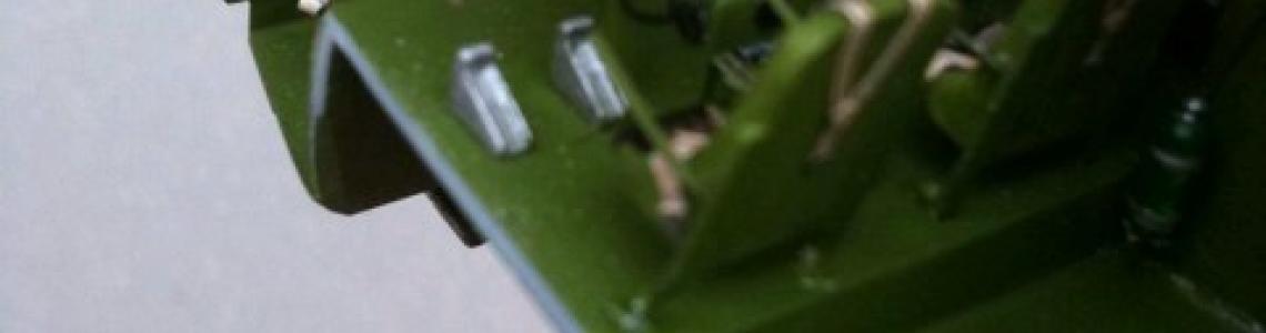 Completed and installed cockpit area