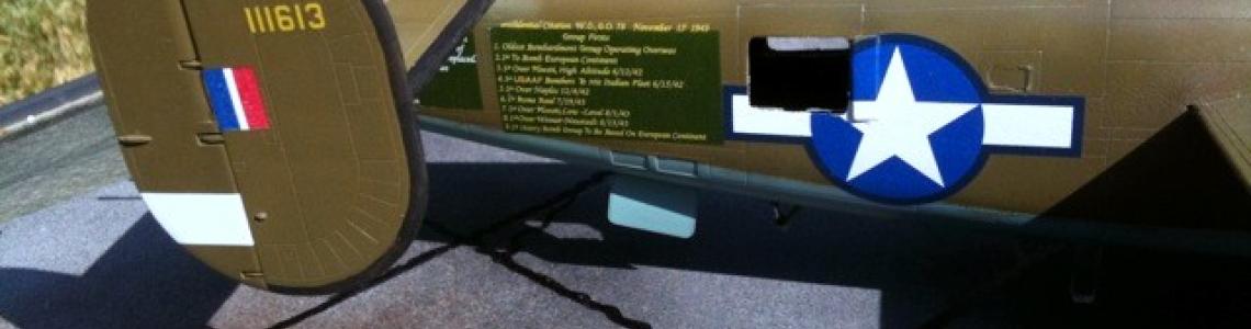 Completed kit starboard tail view