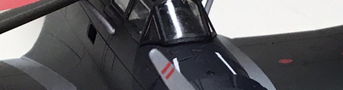 Wing Support Struts with Wings Folded