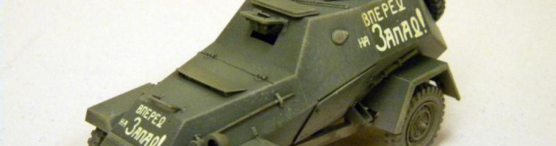 Finished model from top left front