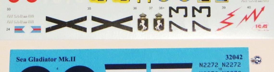 Decals for both planes