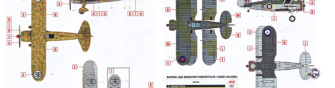 Kit paint schemes for both planes