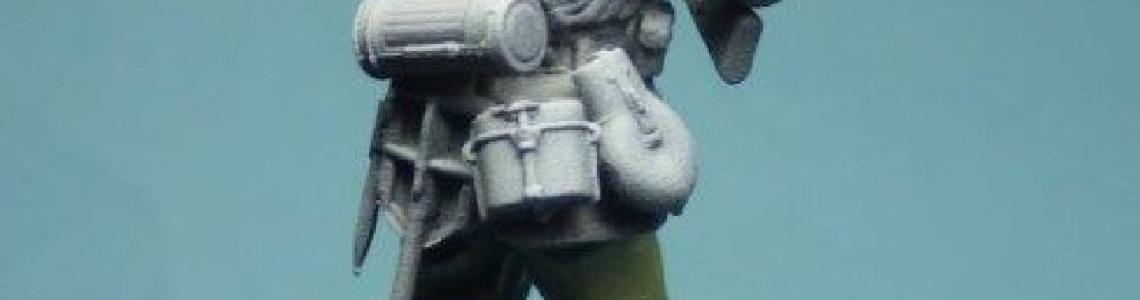 Partially Painted Figure Back