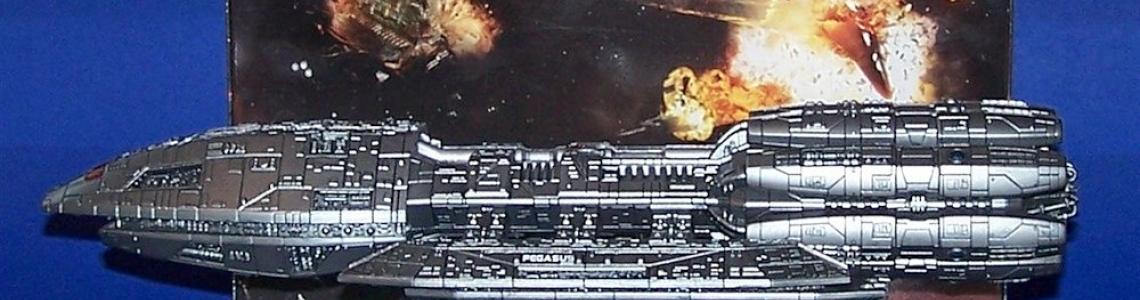 Completed model against printed backdrop