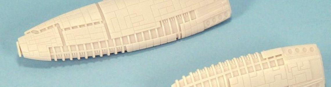 Upper and lower engine pods