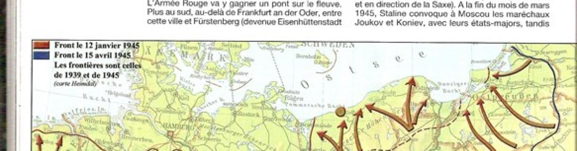 Map showing encirclement