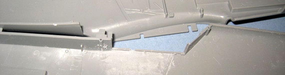 Fuselage walls thinned