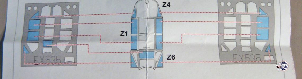 Instruction sheet for mask set