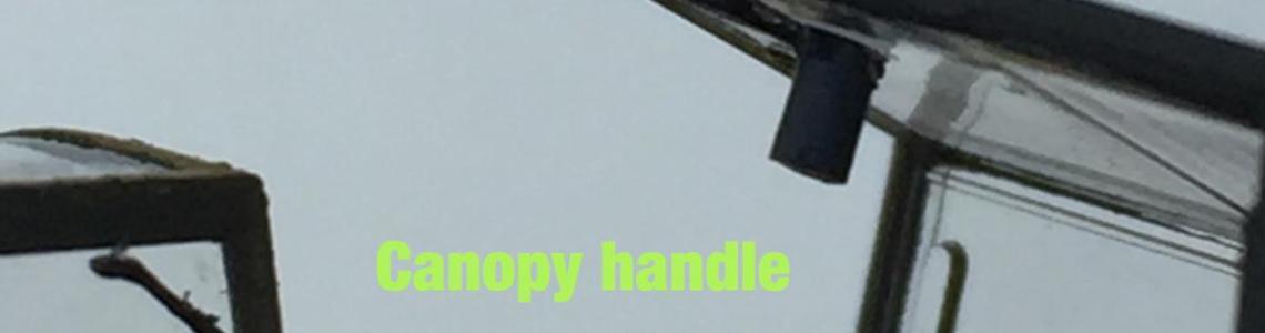 Canopy handle