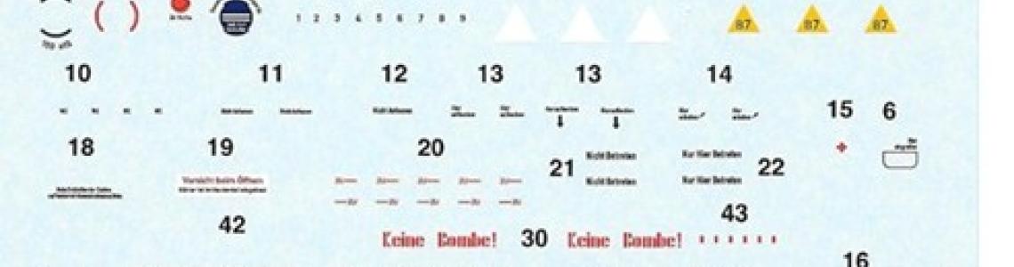 National markings and stencils