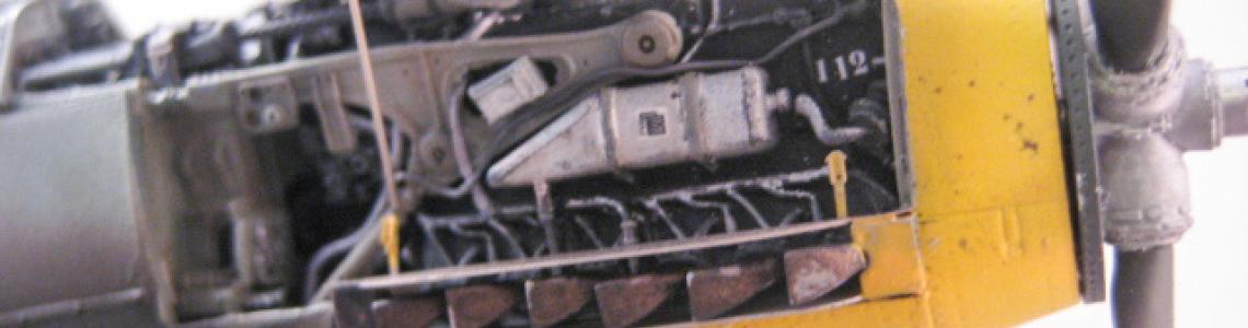 Finished model with engine and covers