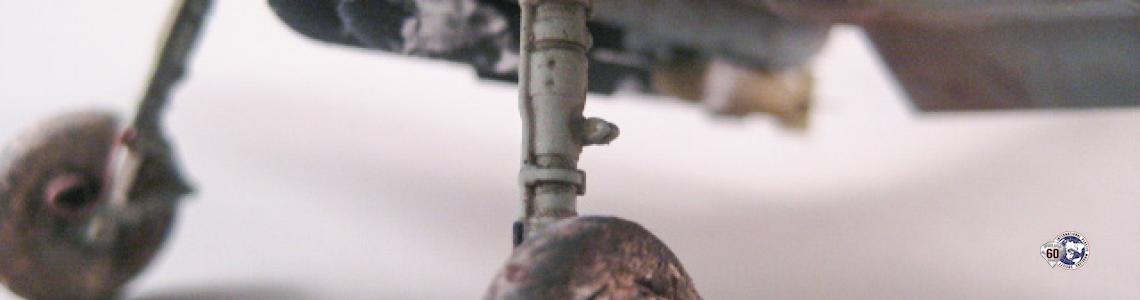 Completed landing gear closeup