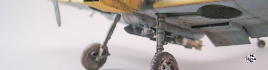 Completed landing gear closeup