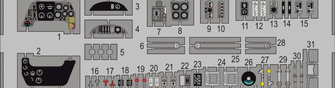 Photoetch sheet layout