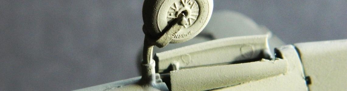 Installed Tail Wheel Assembly