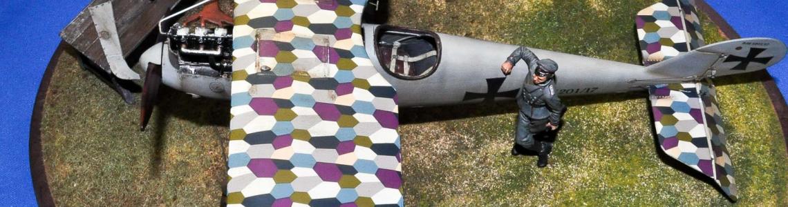 Finished Model on Base - Left Side