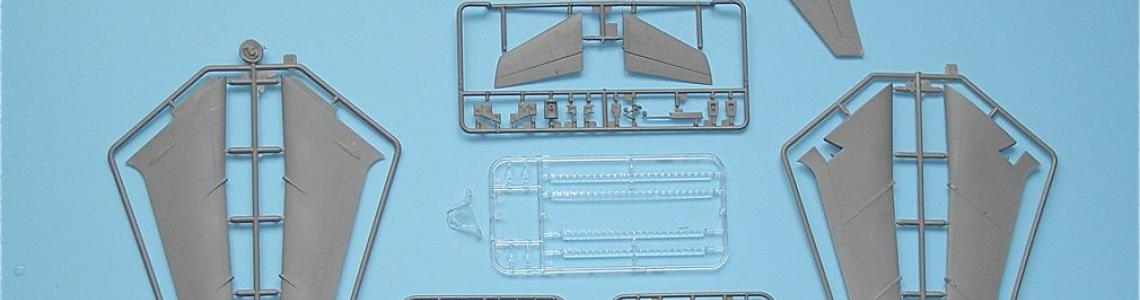 Parts on the sprues. 
