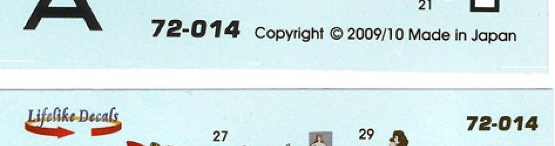 Supplied decals sheet 1